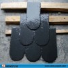 black roofing slate tile