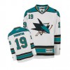 wholesale NHL Sharks #19 White