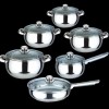 12-piece Stainless Steel Cookware Set