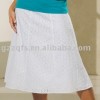 Sell ladies' cotton eyelet skirt