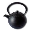 700ml cast iron teapot with pleasing ring pattern