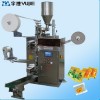 Tea bag packing machine with inner and outer bag