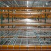 Wire mesh shelving