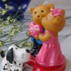 Professional production of the romantic wedding couple bears candles wedding candles wholesale candl