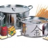 8pcs Shallow Stock Pot Set