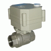 Mini electric stainless stell ball valve for HAVC