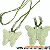 coloured glaze energy pendant