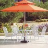 Double outdoor umbrella ,garden umbrella