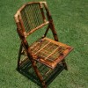 Folding bamboo chair 