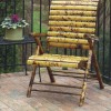 Garden folding bamboo chair 