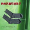 Bamboo charcoal socks, antibacterial, moisture wicking, on a single socks, rendering socks, bamboo c