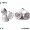 twin lamp holder adapter E27 to 2E27