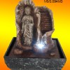 Resin water fountain with buddha decoration