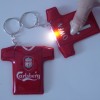 soft PVC jersey key chains with LED