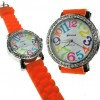 silicone mechanical watch