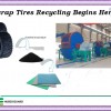 Waste Tire Recycling for rubber powder machine