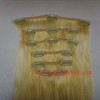 Sell indian remy hair clip on hair extensions