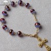 Rosary Bracelet,wrist rosary,rosary bangle