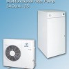 Supply Triaqua split heat pump with 2 water tanks inside