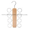 Wooden Scarf Hanger with 8 Holders