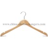 Wooden Top Hanger with Notched Shoulders