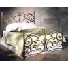 Europeanstyle wrought iron bed