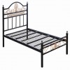 Single iron bed