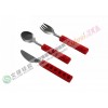 Silicone knife spoon fork set
