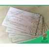 wooden card