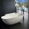 Luxury Solid Surface Contemporary Modern Bathtub, Free-Standing