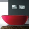 Luxury Solid Surface Contemporary Modern Bathtub, Free-Standing