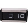Unique Big Box Flip Down Clock With Stainless Steel Frame