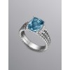 David Yurman Jewelry,8x10mm Blue Petite Wheaton Ring