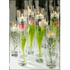 flower glass vase,clear cylinder glass vase