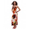 Long Maxi Dress Strap Tie Back
