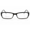 Black Transparent LO3019 Full Rim Square Propionate Glasses