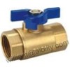 3/4'' Brass Water Ball Valve with Blue Aluminum Handle