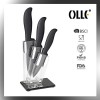 3 Pcs Kitchen Chef Ceramic Sharp Knife Set