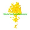 Yellow water beads