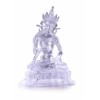 Crystal Glass Liuli Vajrayana Buddha Statue: Vajrasattva Dorje Sempa H30