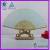 Fuzhou wholesale craft fan wedding decoration wood fan paper fan