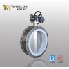 Cast Iron double flange type butterfly Valve D341X-10/16