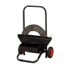 Steel strapping dispenser cart