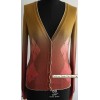 Fashion Women Dip Dye Cardigan Sweater