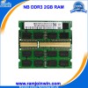 ETT original chips 2gb ddr3 ram memory