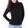 Double layer polar fleece womens plain sweatshirt