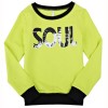 Long sleeves pullover sweatshirt without hood