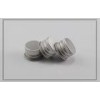 18mm PE foam liner Silver Aluminum Screw Caps for massage oil