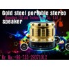 shenzhen best new Metal active mini wireless bluetooth 3.0 stereo speakers price