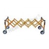 Aluminum Alloy Church X - Frame Telescopic Funeral Trolley With Wheel